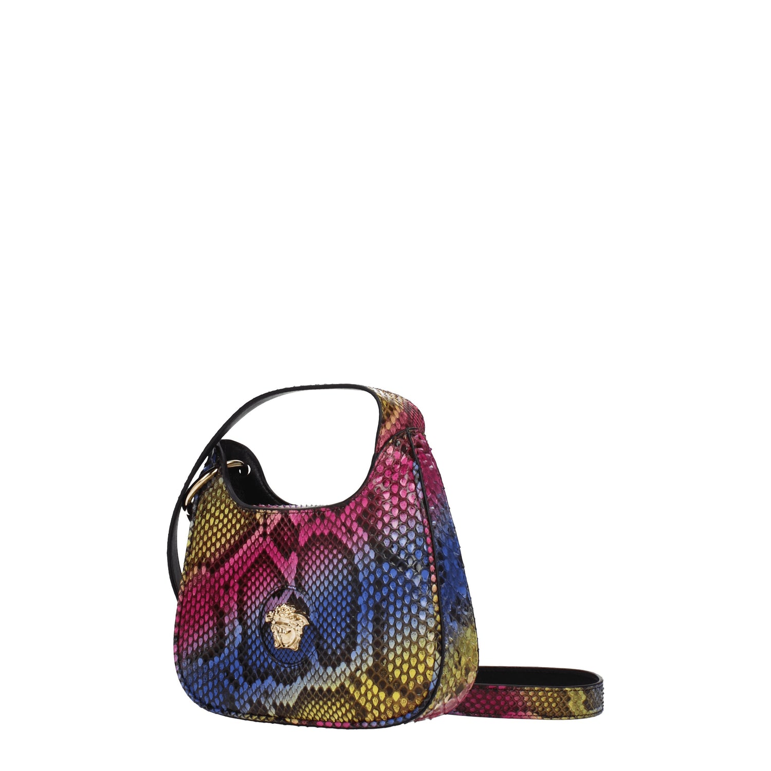 Versace Borse a Tracolla Donna Pelle di Pitone Multicolor