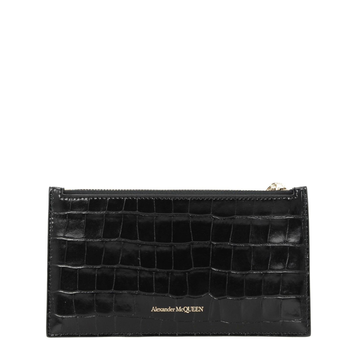 Alexander McQueen Portafogli Donna Pelle Nero