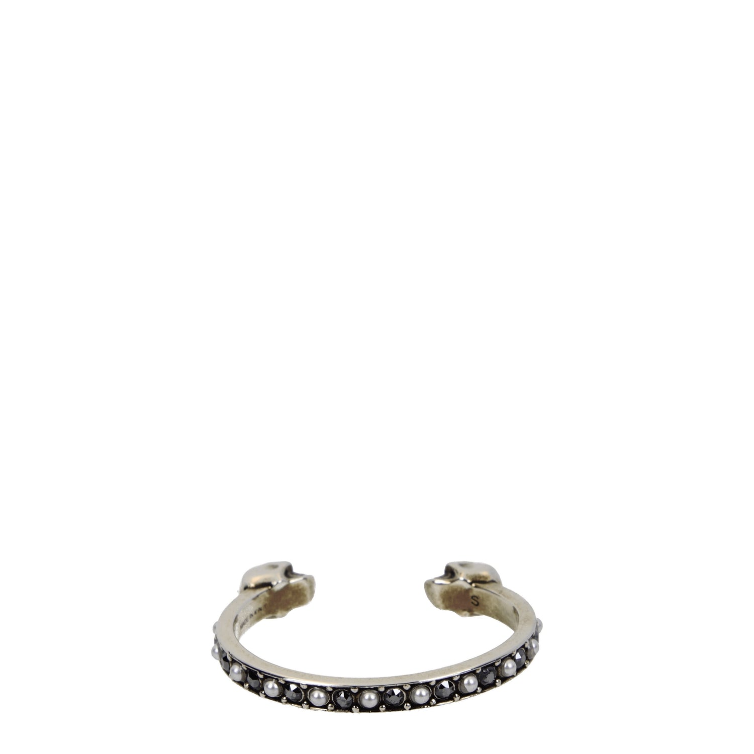 Alexander McQueen Bracciali Donna Ottone Argento