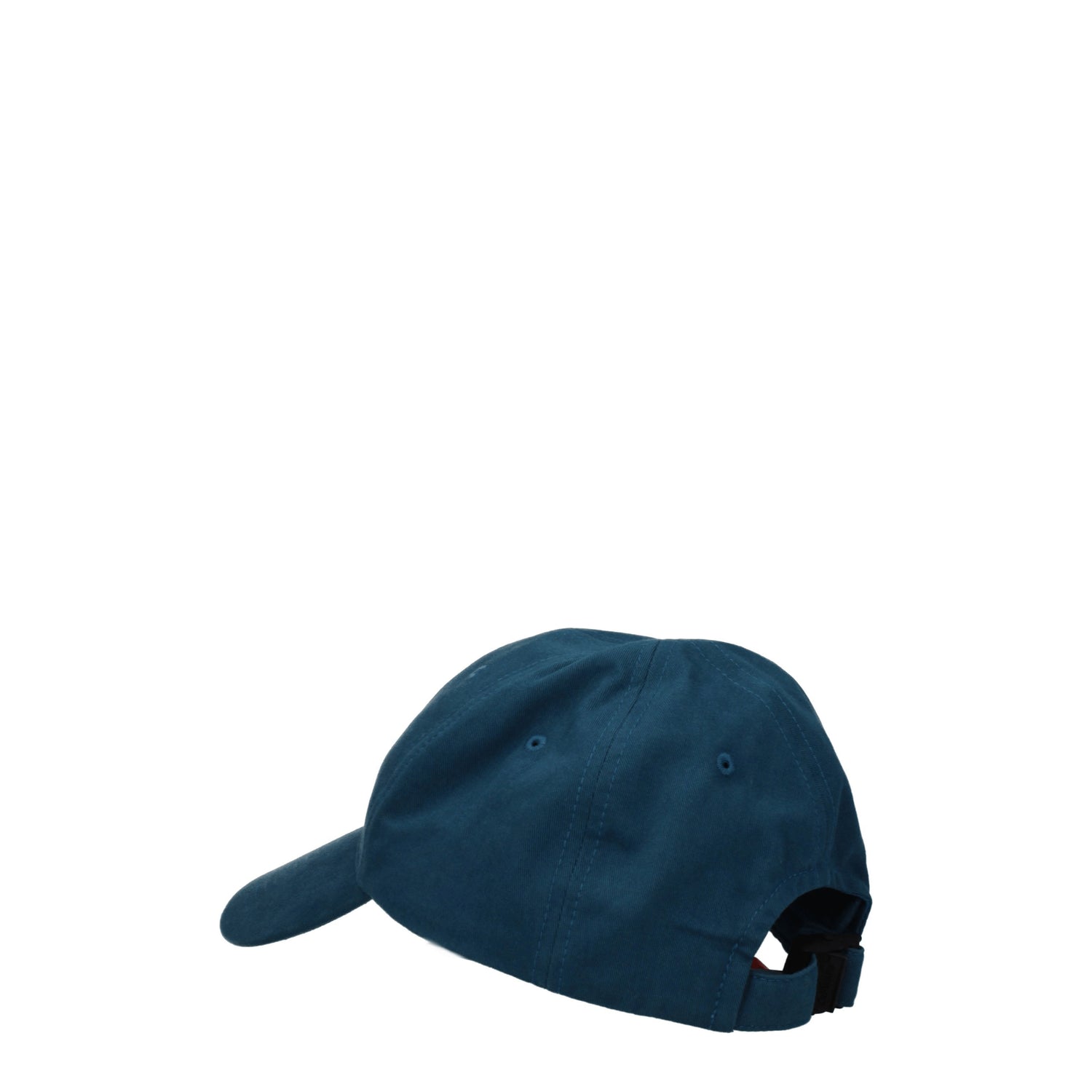 Off-White Cappelli Uomo Cotone Blu Pavone