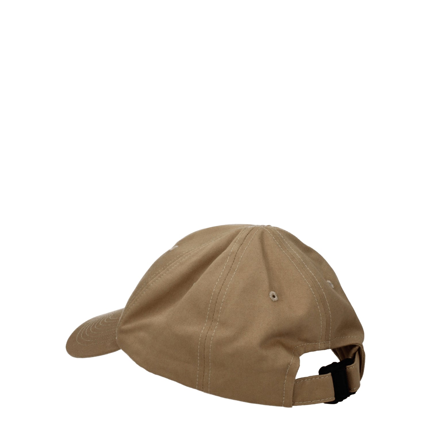 Off-White Cappelli Uomo Cotone Beige Nero