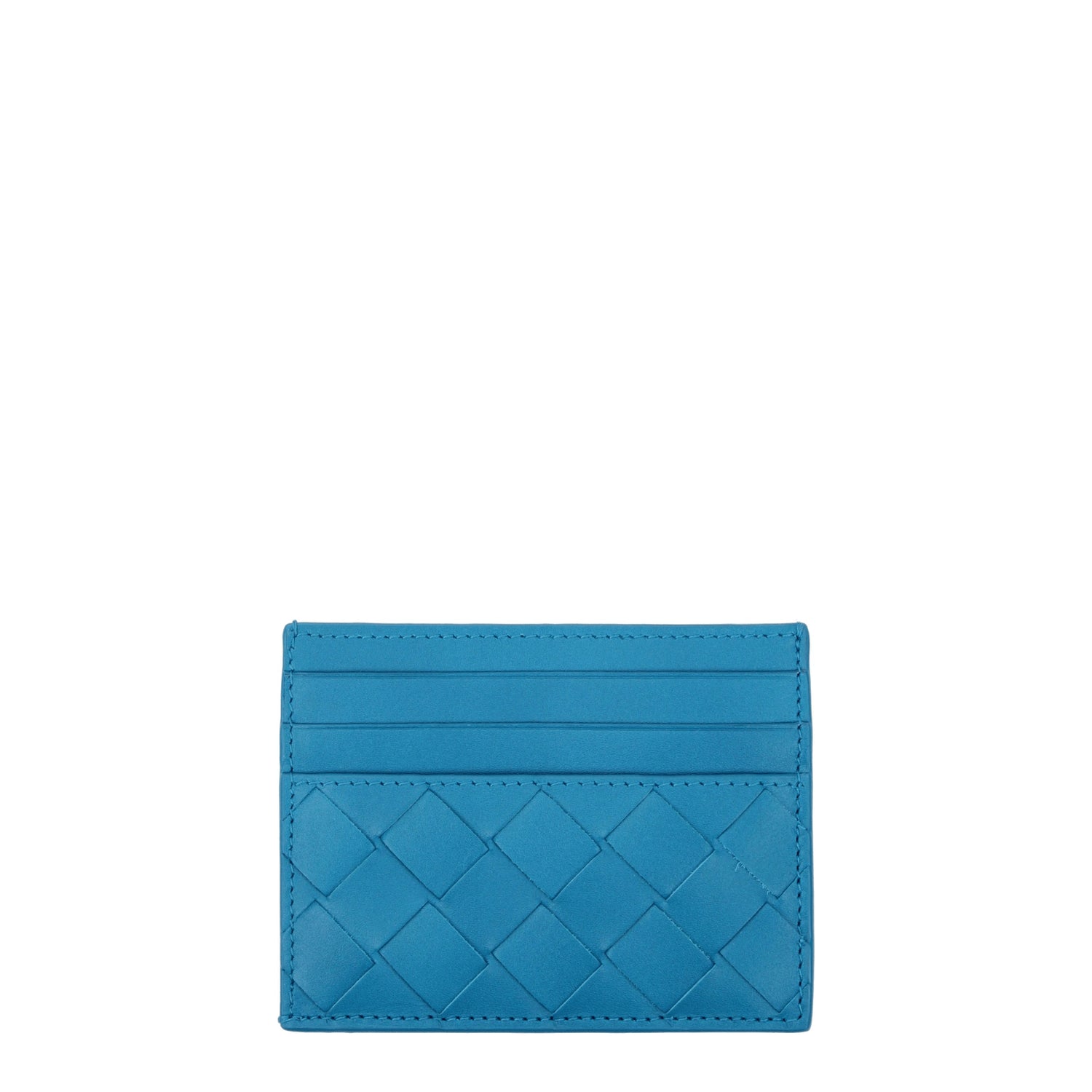 Bottega Veneta Portadocumenti Uomo Pelle Blu Mare