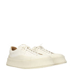 Jil Sander Sneakers Uomo Tessuto Beige Avorio