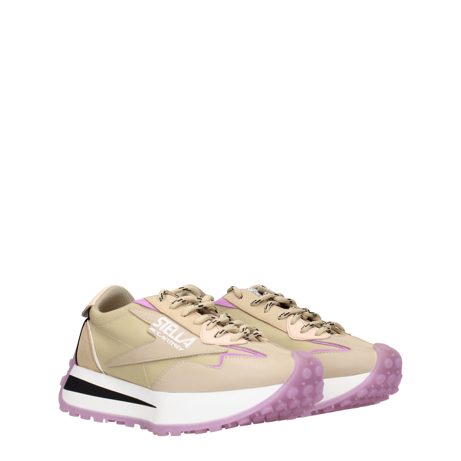 Stella McCartney Sneakers Donna Tessuto Beige