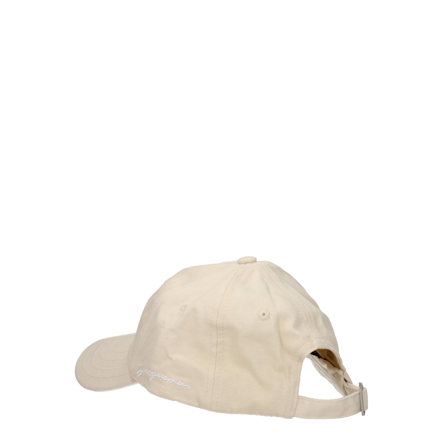 Jacquemus Cappelli la casquette Uomo Cotone Bianco Bianco Sporco