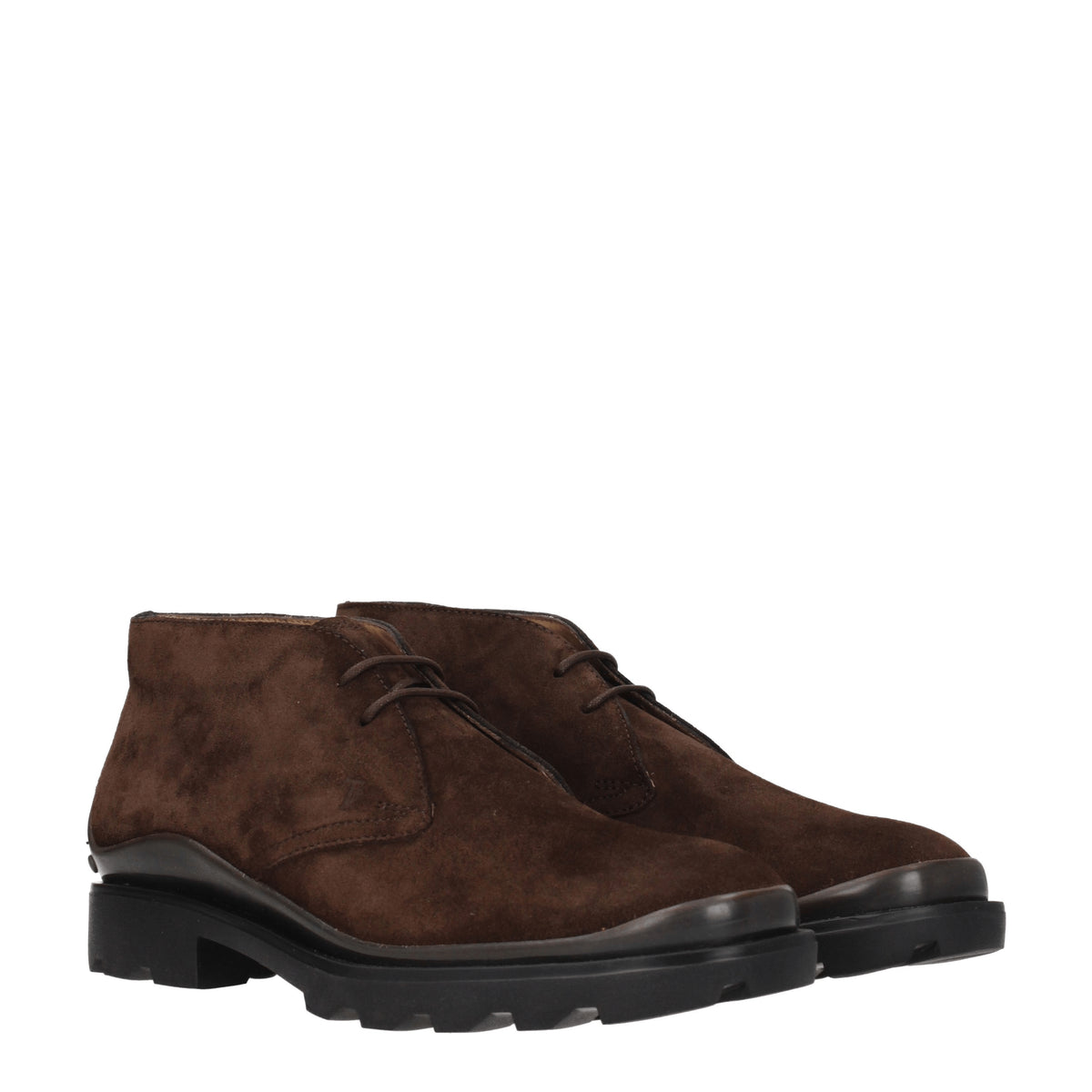 Tod's Stivaletti Uomo Camoscio Marrone