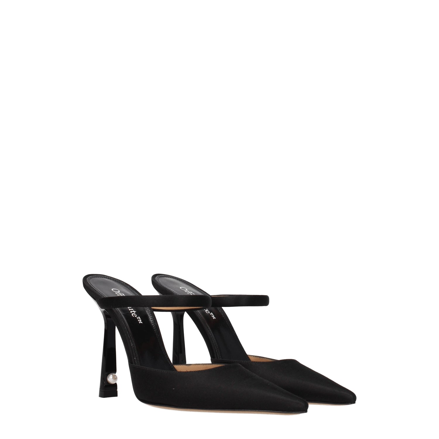 Off-White Sandali Donna Raso Nero