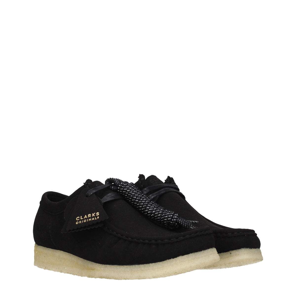 Clarks Derby wallabee Uomo Eco Camoscio Nero