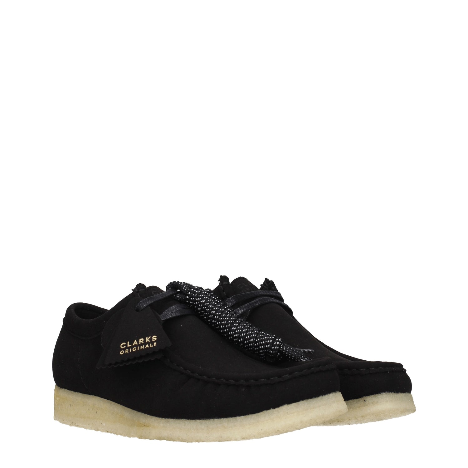 Clarks Derby wallabee Uomo Eco Camoscio Nero