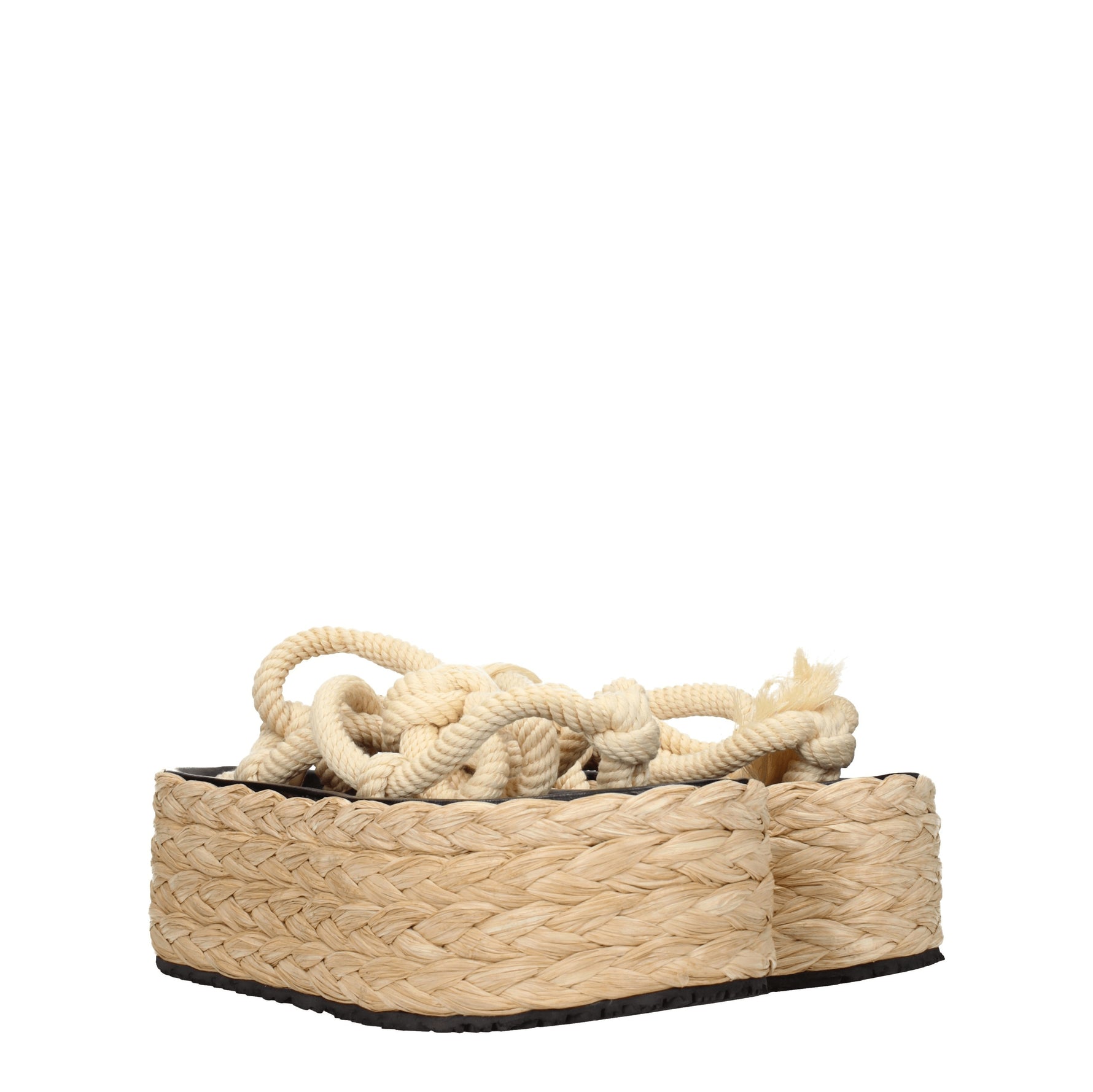 Isabel Marant Zeppe Donna Tessuto Beige Naturale