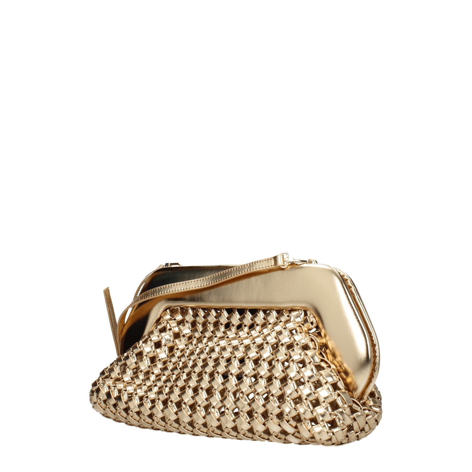 Themoirè Pochette vegan Donna Eco Pelle Oro