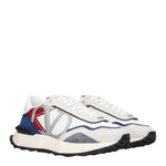 Valentino Garavani Sneakers Uomo Camoscio Bianco Multicolore