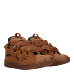 Lanvin Sneakers curb Uomo Camoscio Marrone Tan