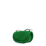 Jw Anderson Borse a Tracolla the bumper Donna Camoscio Verde Verde Chiaro