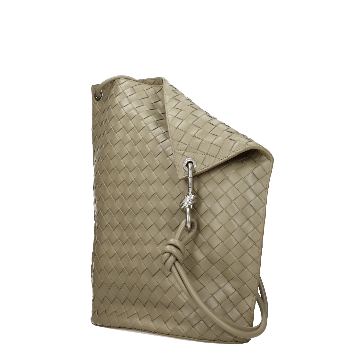 Bottega Veneta Borse a Spalla Donna Pelle Grigio Talpa