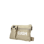 Comme des Garçon Borse a Tracolla Uomo Tessuto Beige Beige Chiaro