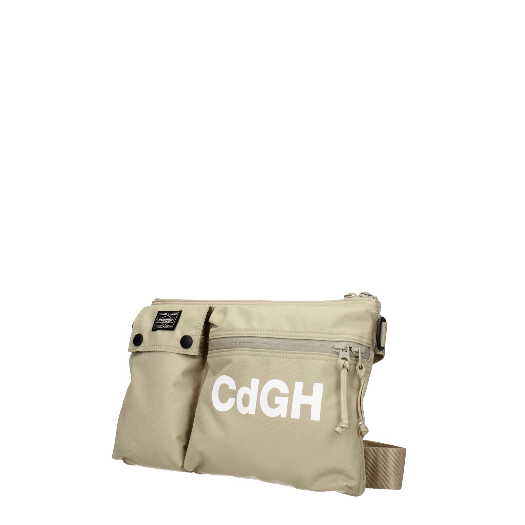 Comme des Garçon Borse a Tracolla Uomo Tessuto Beige Beige Chiaro