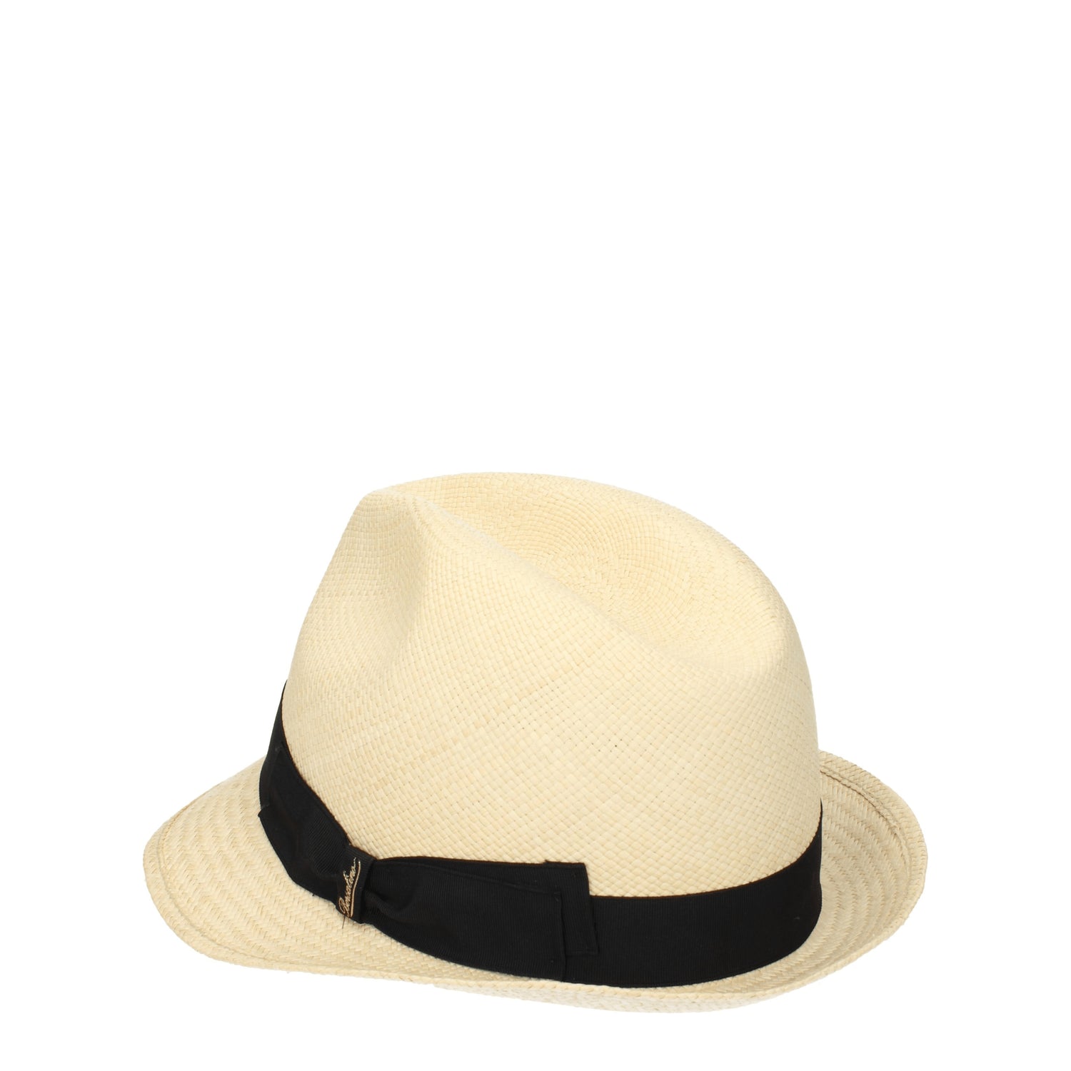 Borsalino Cappelli tribly Uomo Paglia Beige Nero