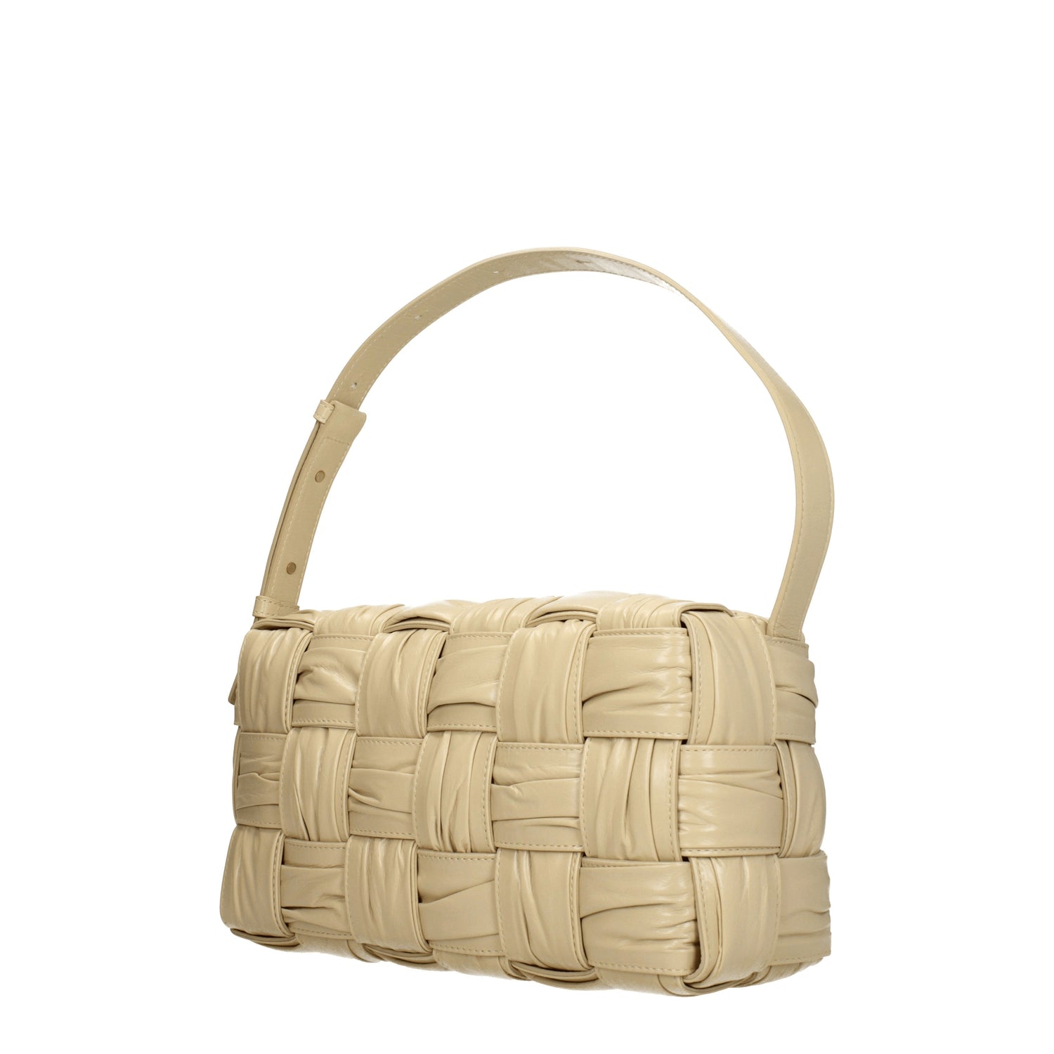 Bottega Veneta Borse a Spalla brick cassette Donna Pelle Beige Porridge