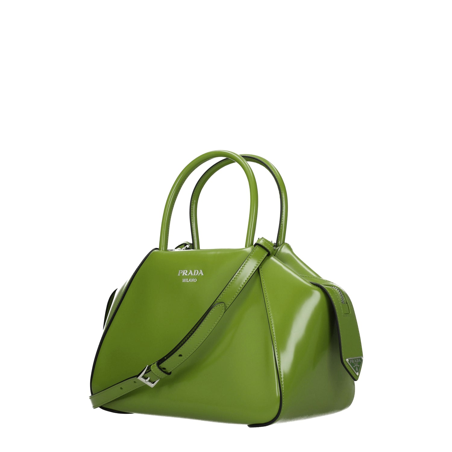 Prada Borse a Mano supernova Donna Pelle Verde Felce