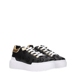 Pollini Sneakers Donna Poliuretano Nero Oro