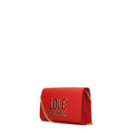 Love Moschino Pochette Donna Poliuretano Rosso Rossetto