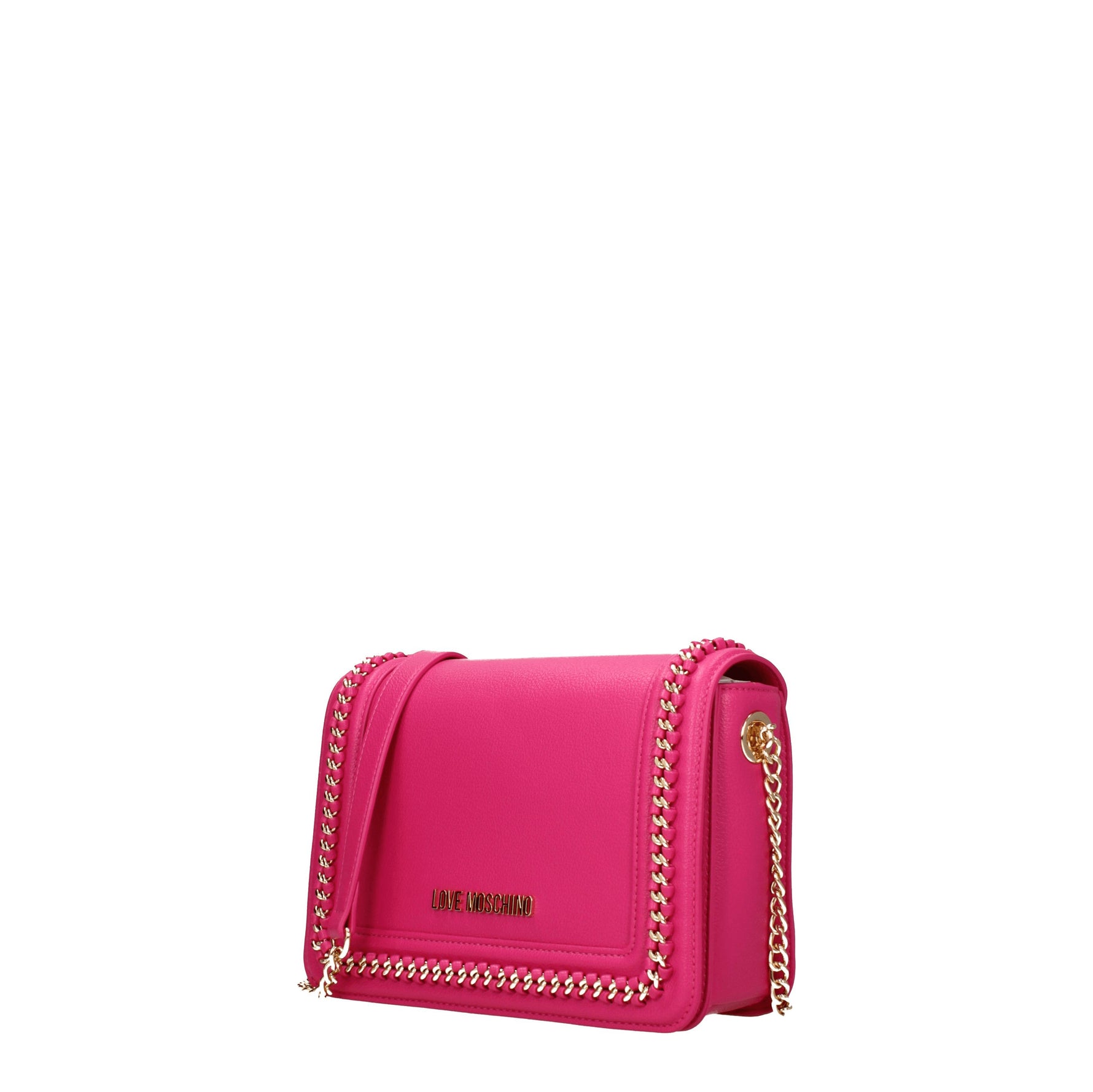 Love Moschino Borse a Tracolla Donna Poliuretano Fuxia