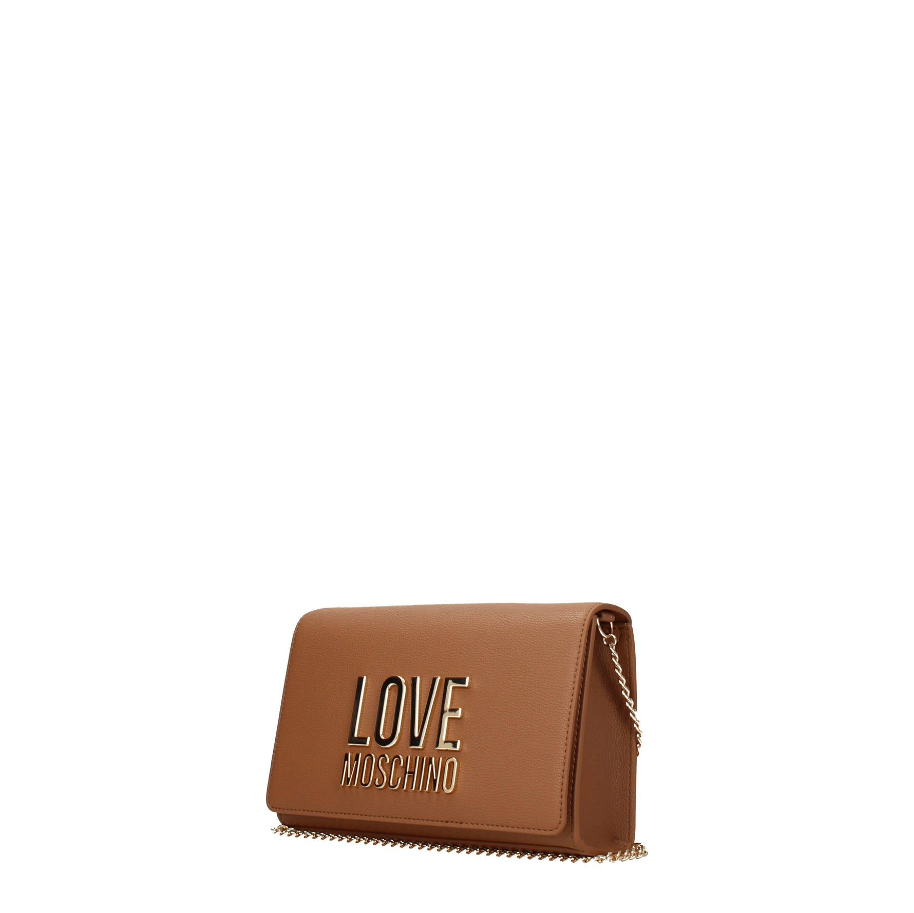 Love Moschino Pochette Donna Poliuretano Marrone Camel