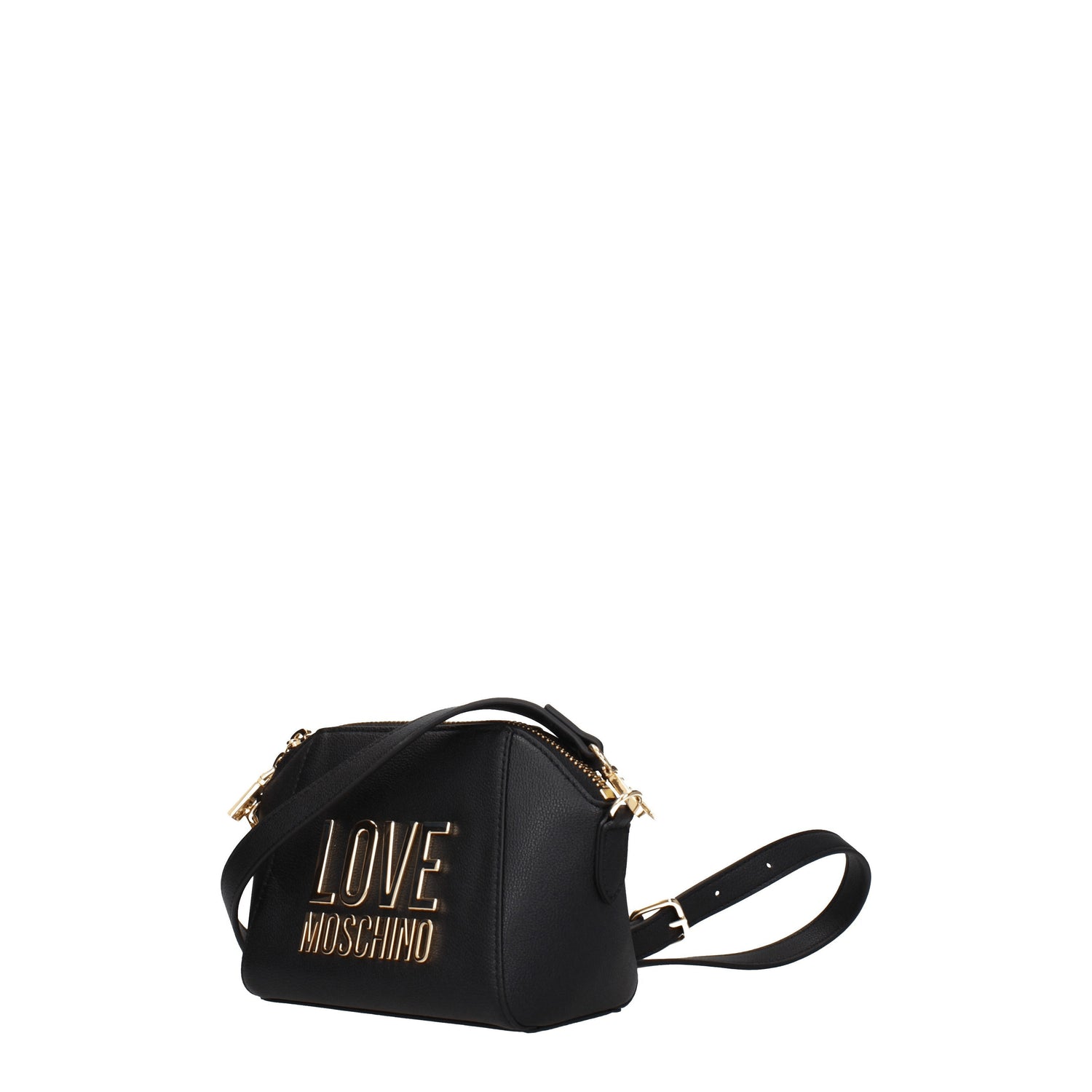 Love Moschino Borse a Tracolla Donna Poliuretano Nero