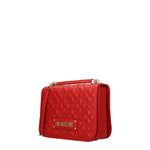 Love Moschino Borse a Spalla Donna Poliuretano Rosso