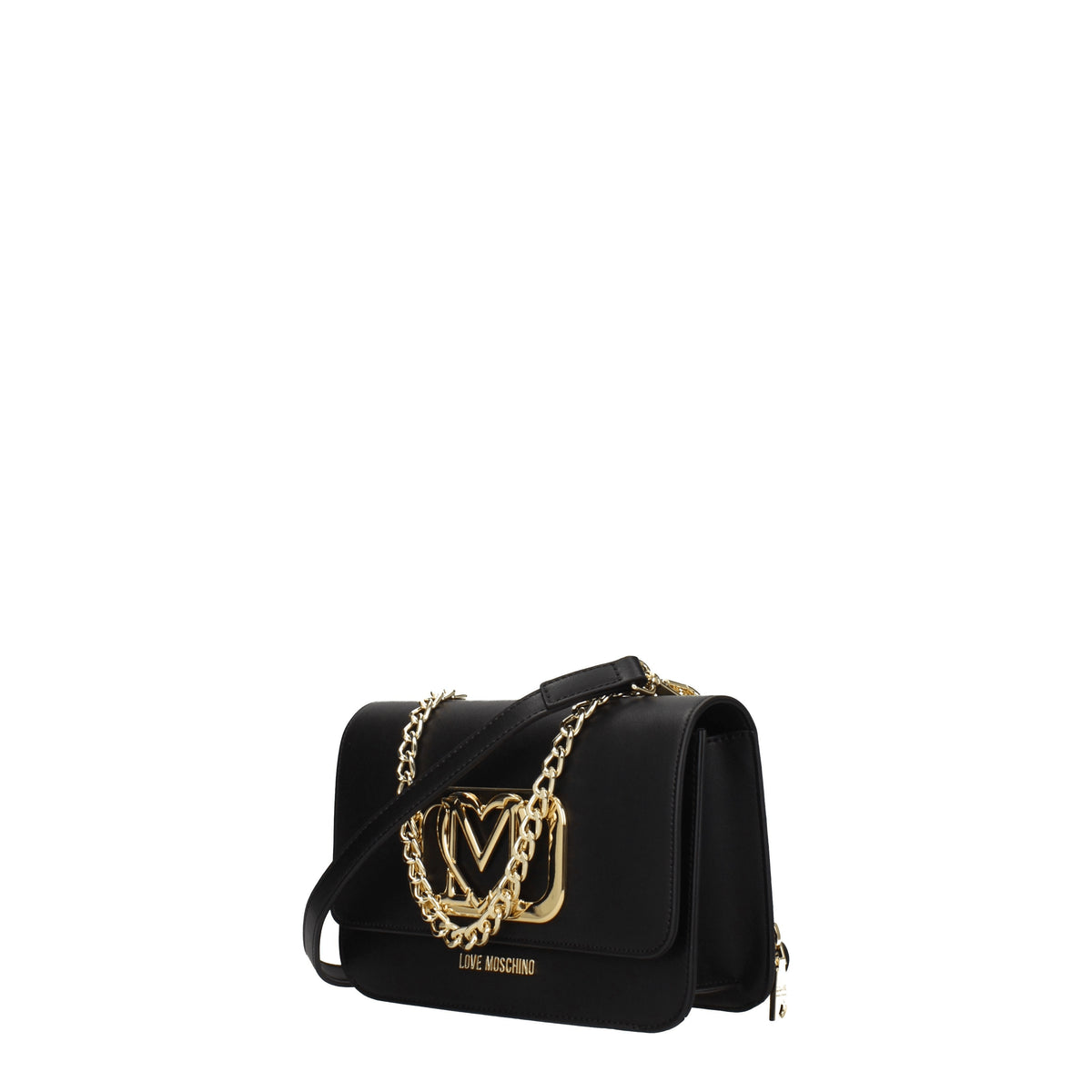 Love Moschino Borse a Mano Donna Poliuretano Nero