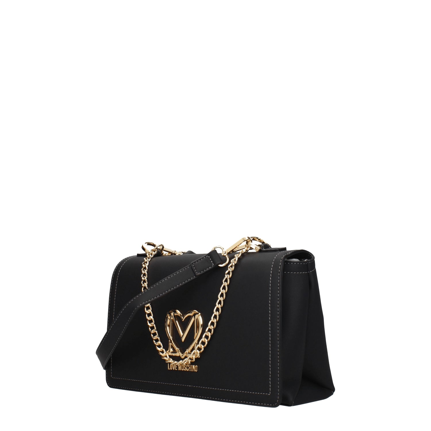 Love Moschino Borse a Mano Donna Poliuretano Nero