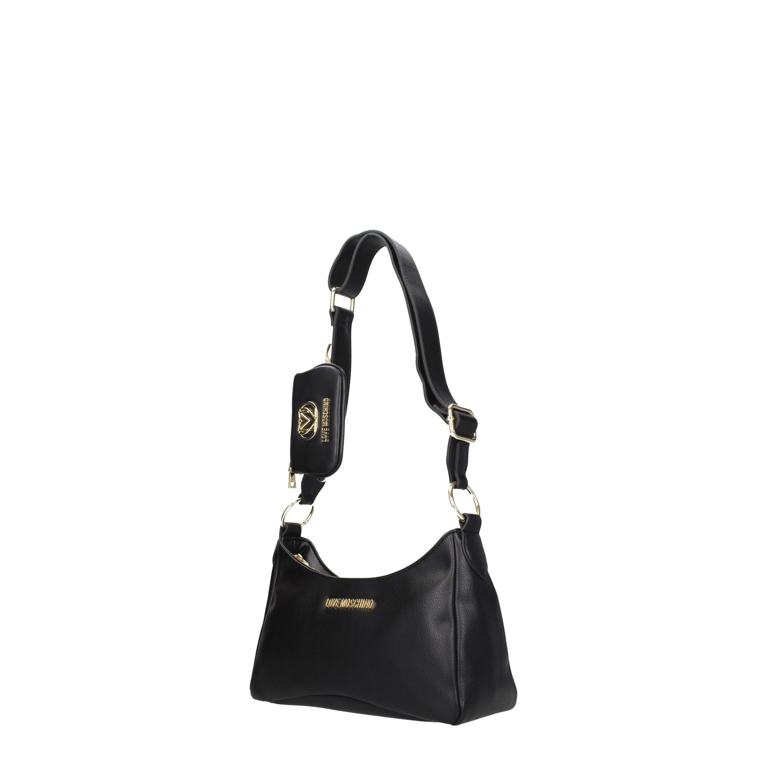 Love Moschino Borse a Tracolla Donna Poliuretano Nero