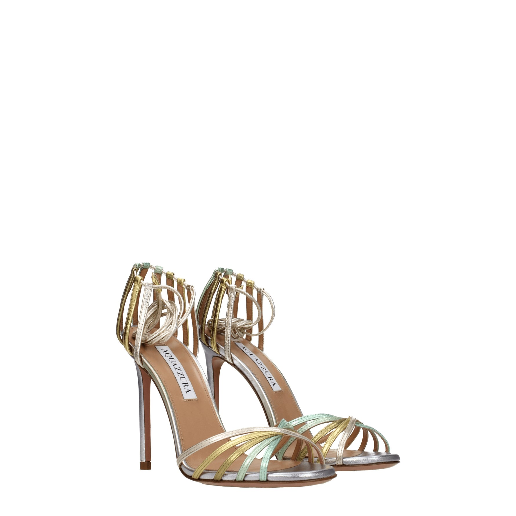 Aquazzura Sandali Donna Pelle Multicolor