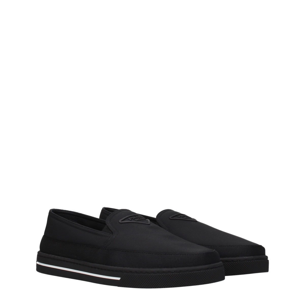 Prada Slip On Uomo Nylon Nero