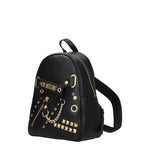 Love Moschino Zaini e Marsupi Donna Poliuretano Nero Oro