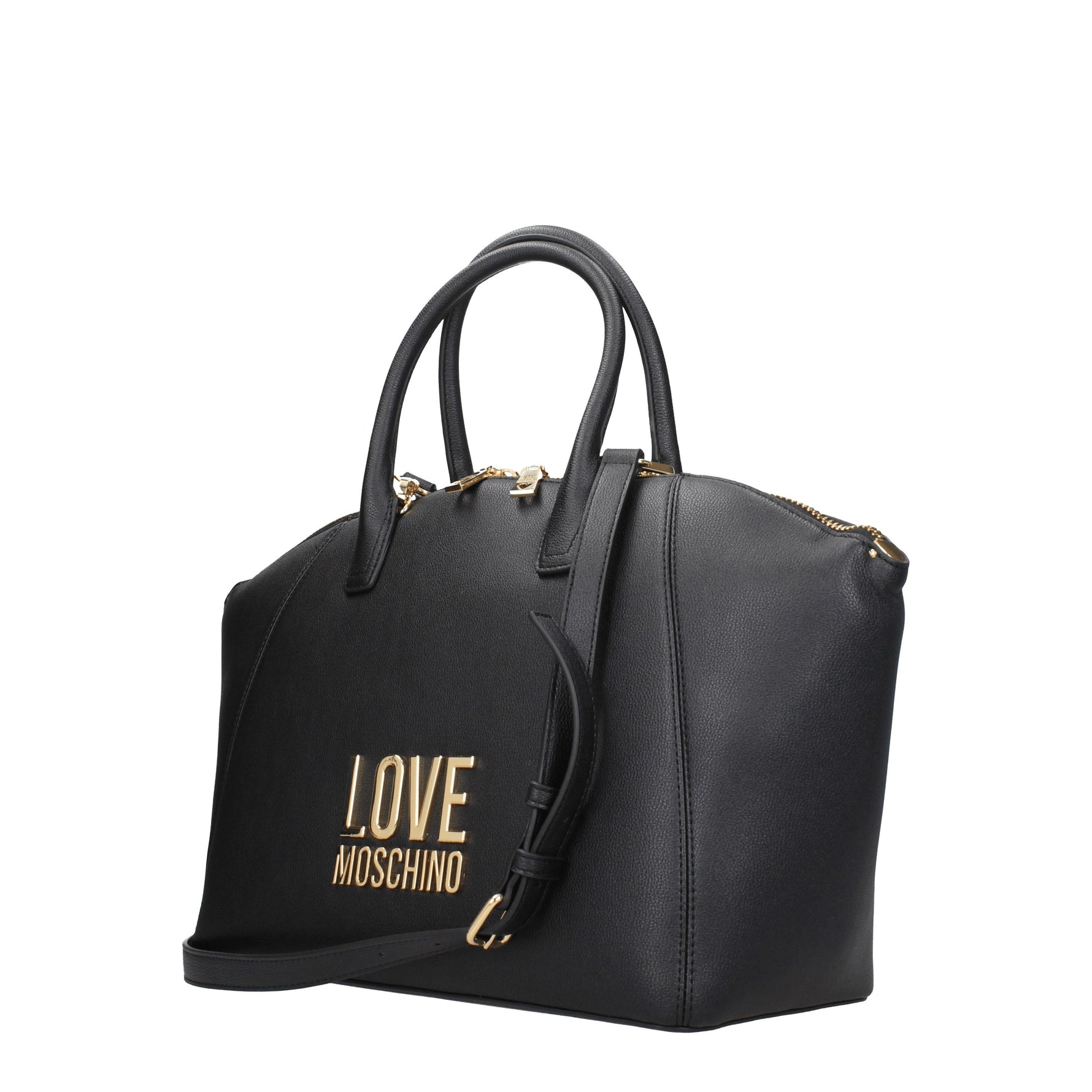 Love Moschino Borse a Mano Donna Poliuretano Nero