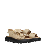 Tod's Sandali Donna Pelle Beige Naturale