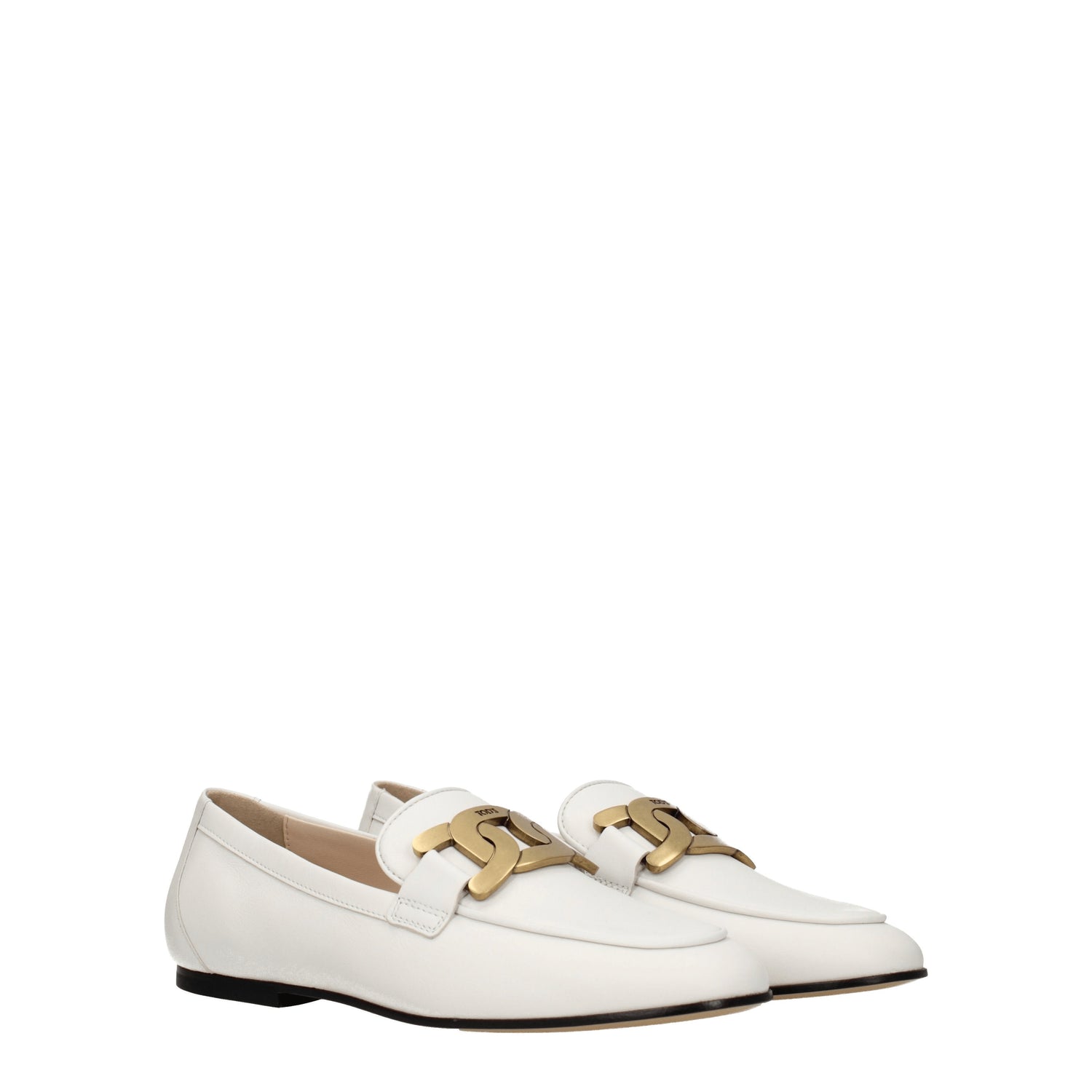 Tod's Mocassini Donna Pelle Bianco