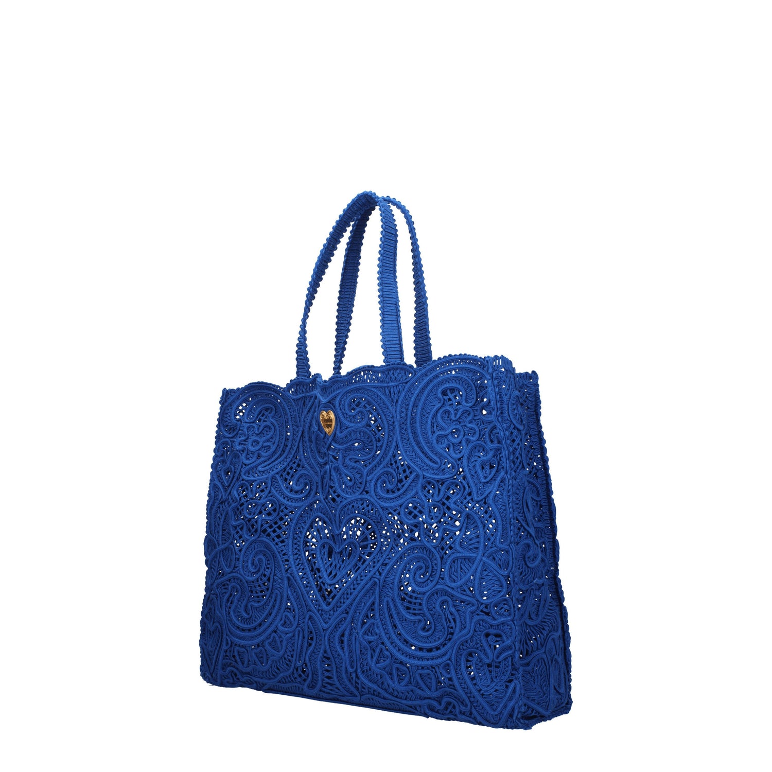 Dolce&Gabbana Borse a Spalla Donna Tessuto Blu Grecian Blue