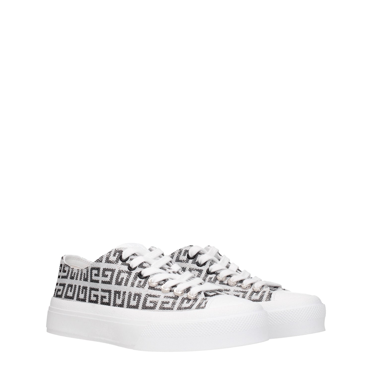 Givenchy Sneakers Donna Tessuto Nero Bianco