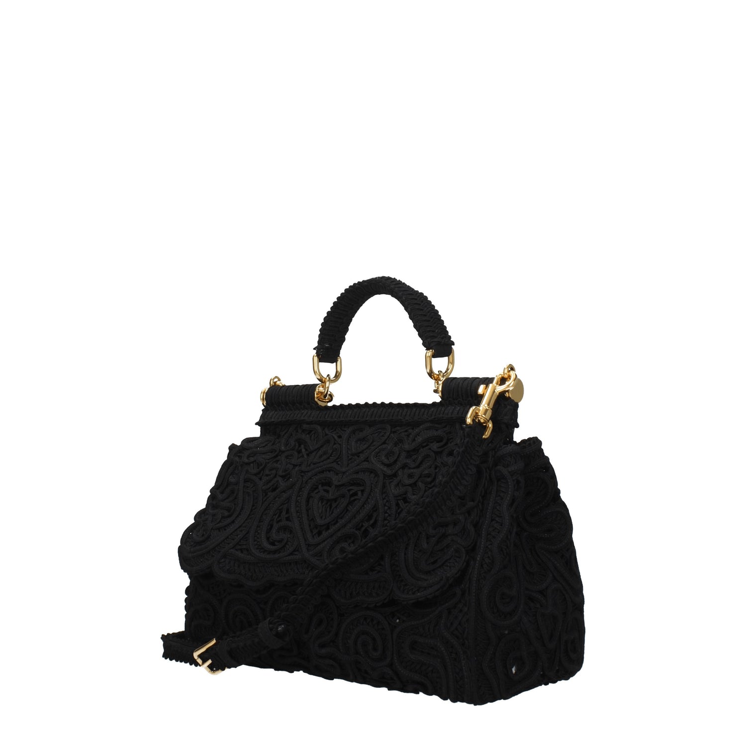 Dolce&Gabbana Borse a Mano sicily Donna Tessuto Nero