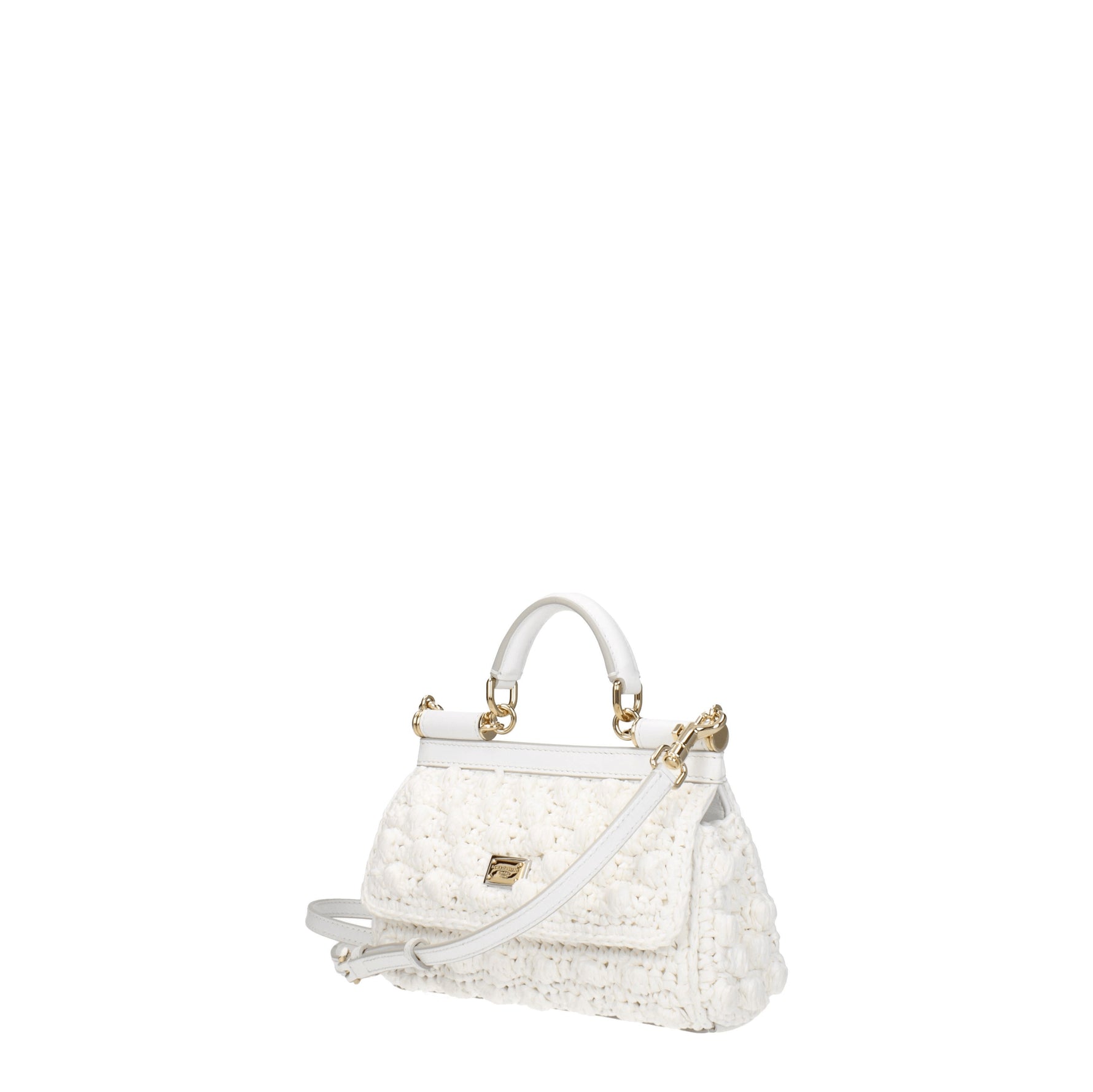 Dolce&Gabbana Borse a Mano sicily Donna Rafia Bianco