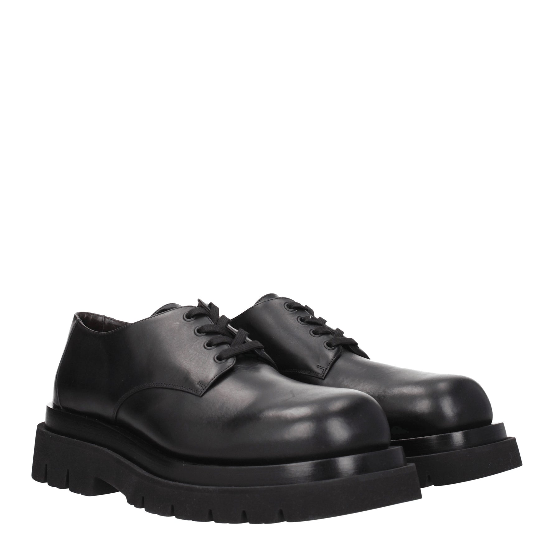 Bottega Veneta Derby Uomo Pelle Nero