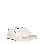 Palm Angels Sneakers Donna Pelle Bianco Porpora