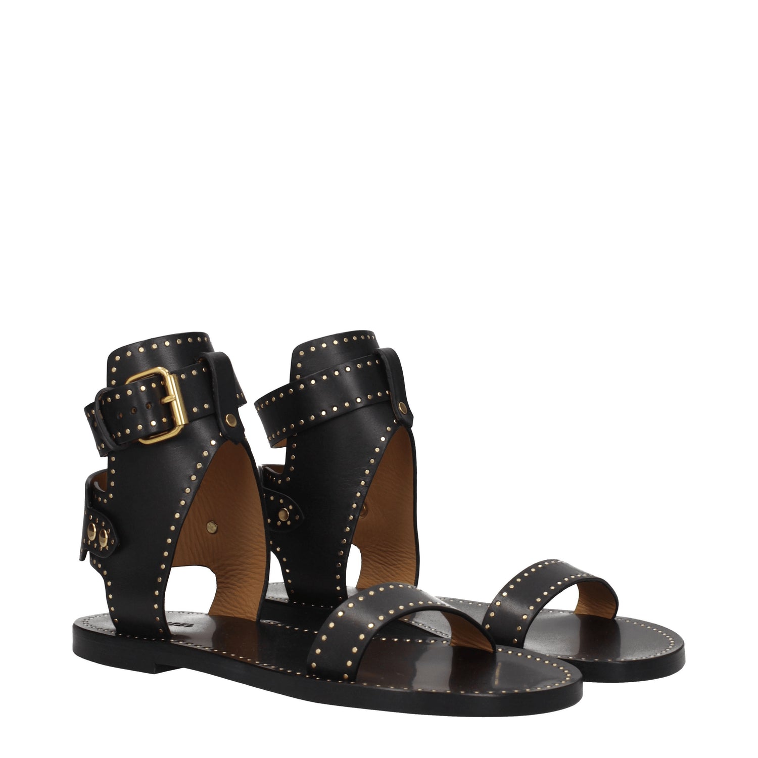 Isabel Marant Sandali Donna Pelle Nero