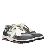 Off-White Sneakers Uomo Tessuto Grigio Grigio Scuro