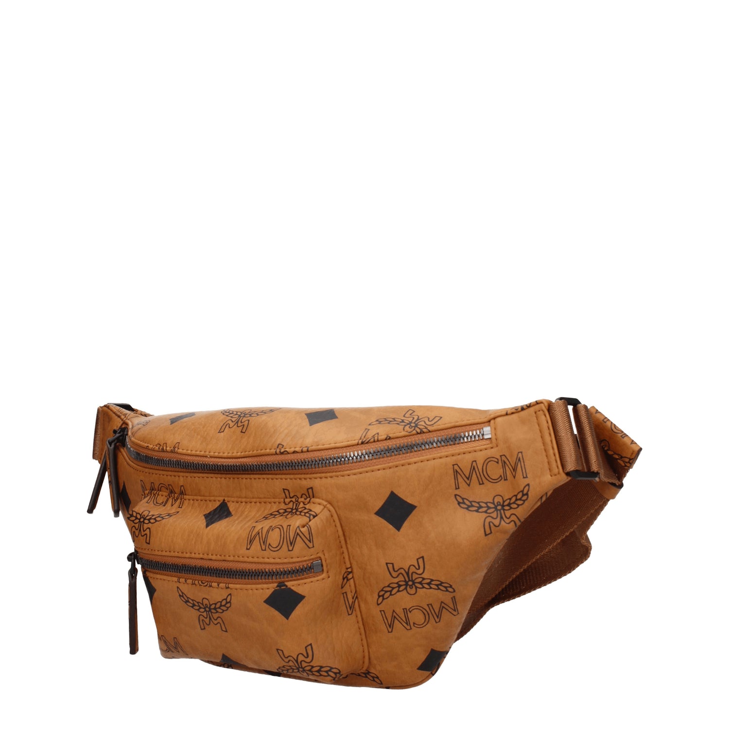 MCM Zaini e Marsupi Uomo Pelle Marrone Cognac