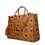 MCM Borse a Mano Donna Pelle Marrone Cognac