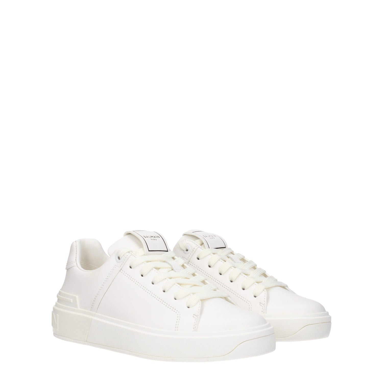 Balmain Sneakers b court Donna Pelle Bianco